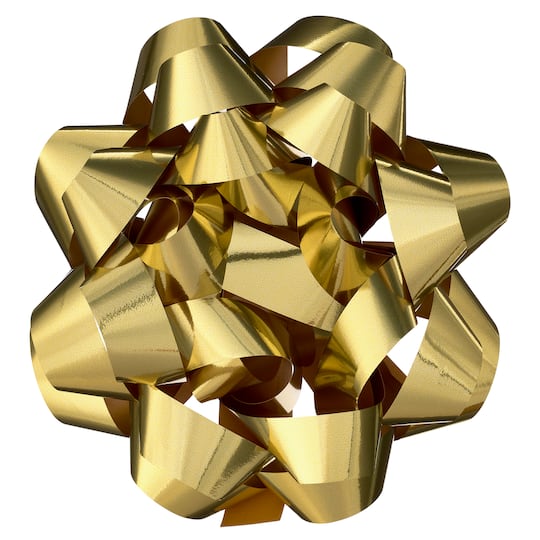 5.75&#x22; Gold Gift Bow By Celebrate It&#x2122;